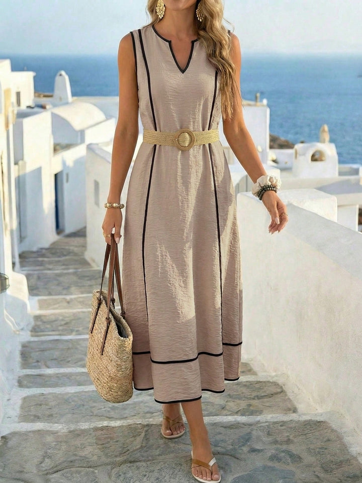 Rochie maxi SHEIN, kaki