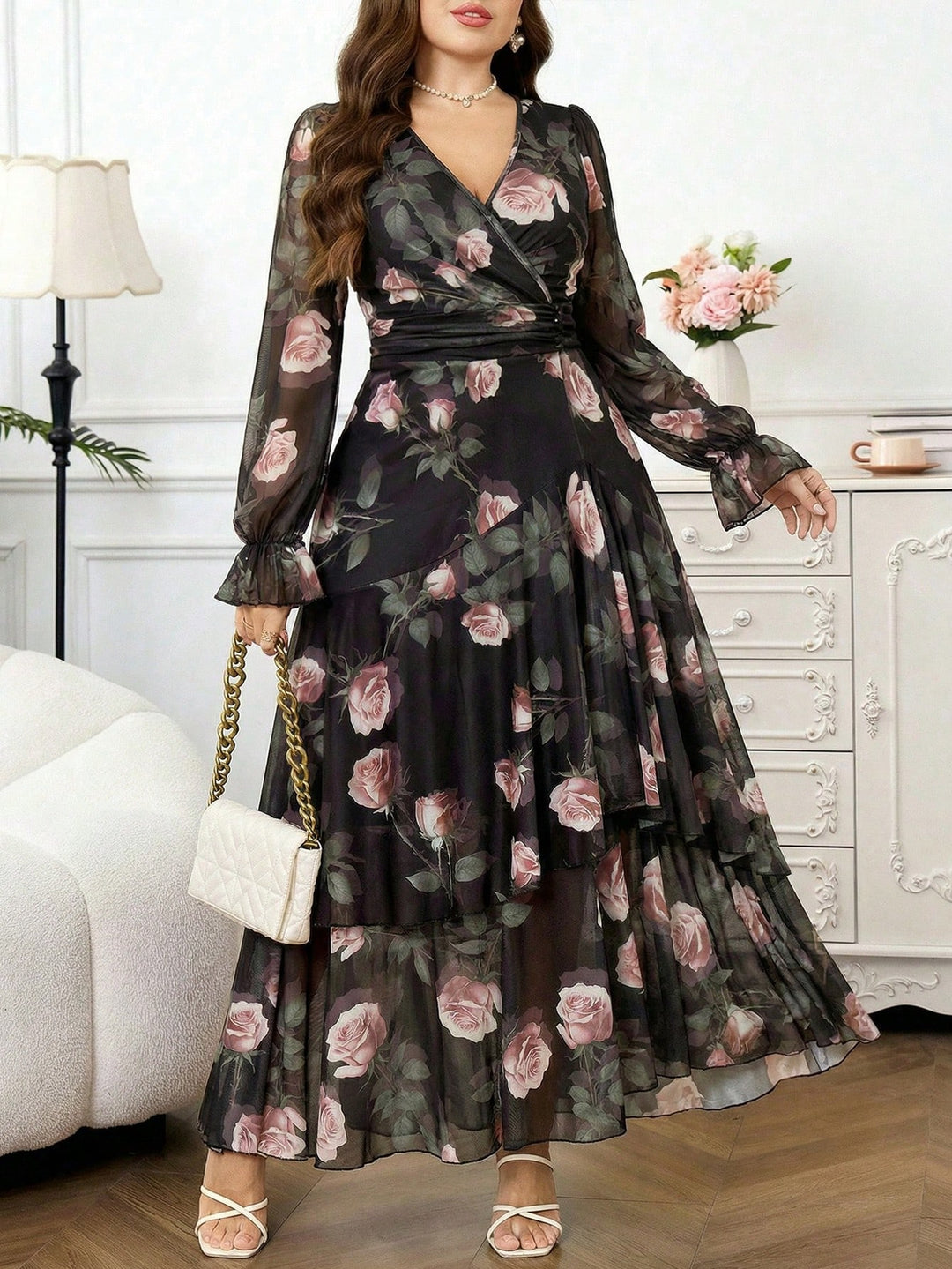 Rochie SHEIN, mix culori