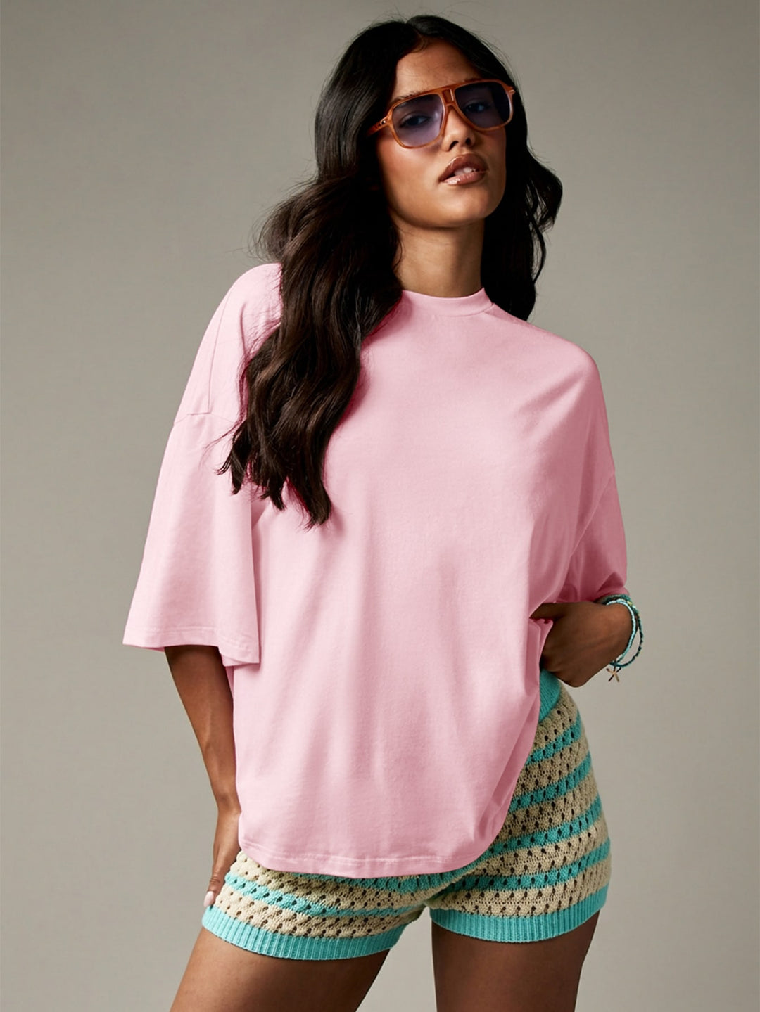 Tricou SHEIN, roz