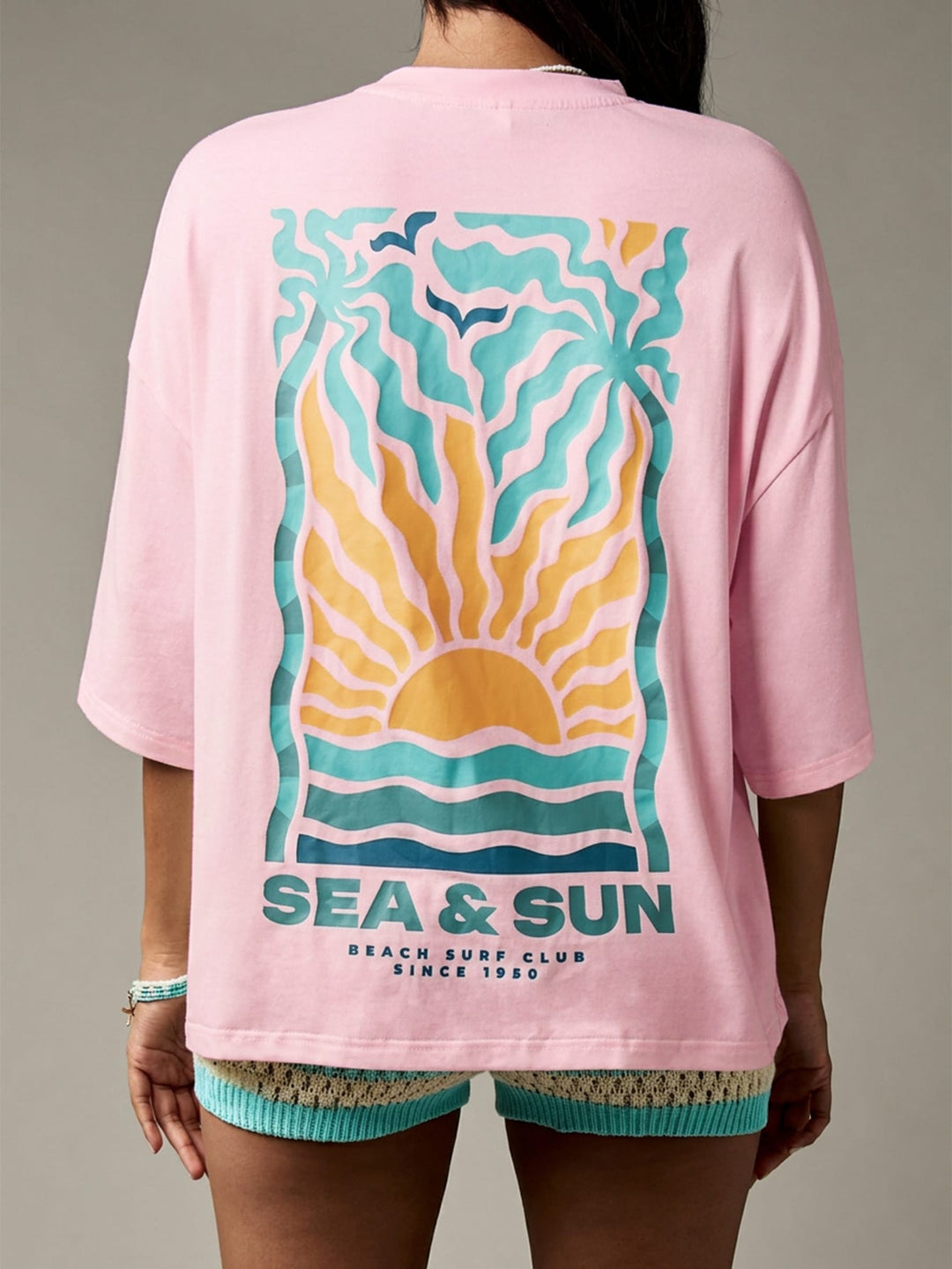 Tricou SHEIN, roz