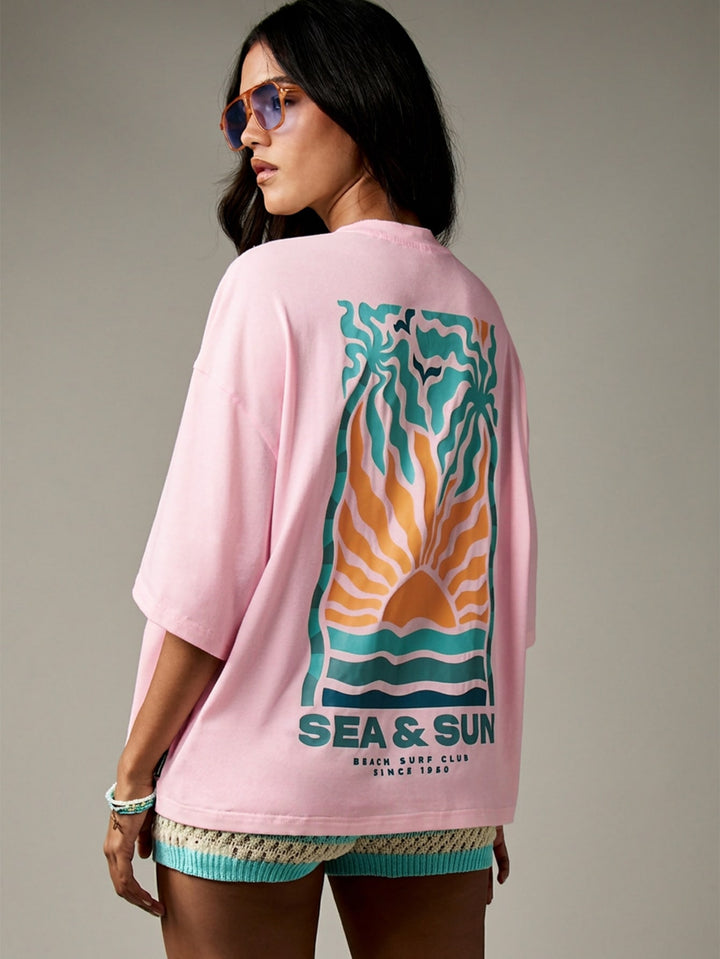 Tricou SHEIN, roz