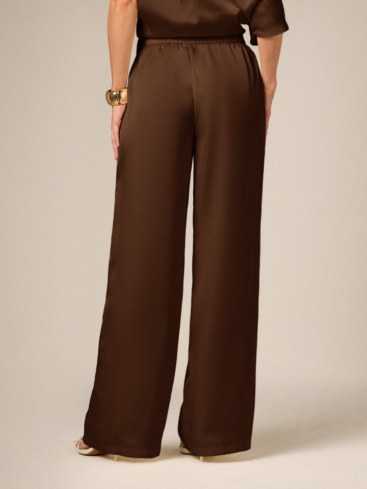 Pantaloni SHEIN, maro