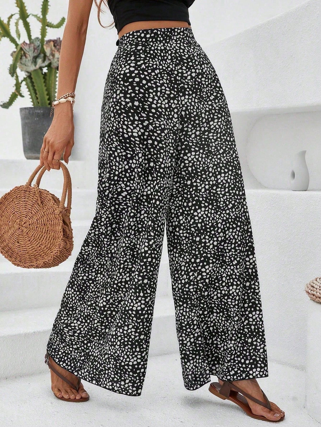 Pantaloni SHEIN, negru