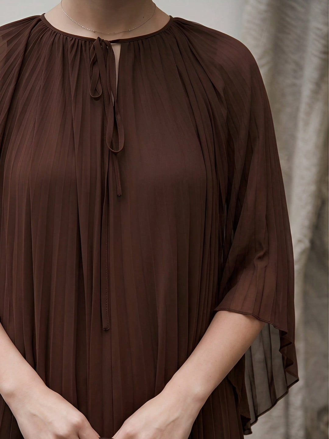 Rochie maxi SHEIN, maro