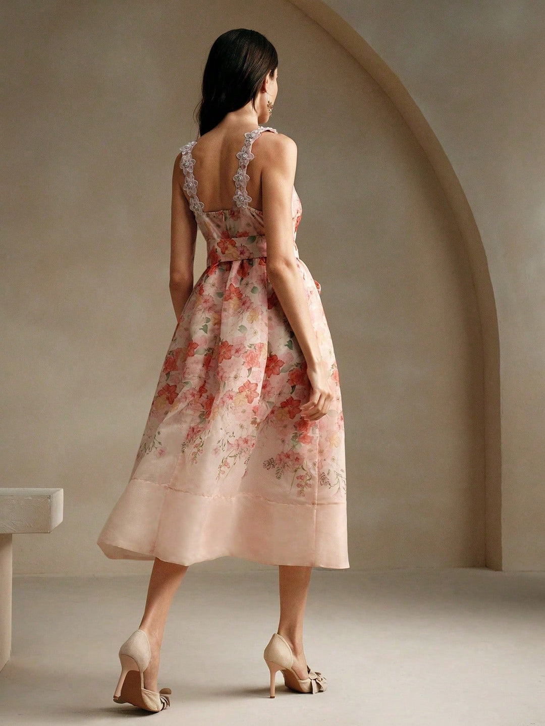 Rochie maxi SHEIN, mix culori