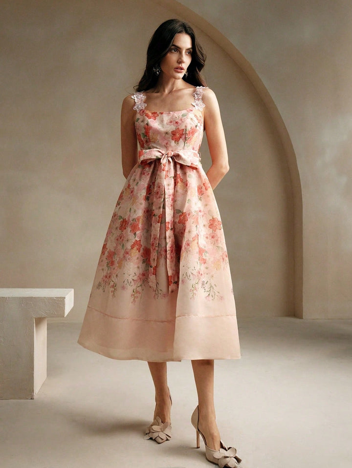 Rochie maxi SHEIN, mix culori
