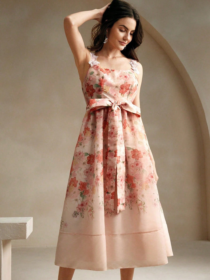 Rochie maxi SHEIN, mix culori