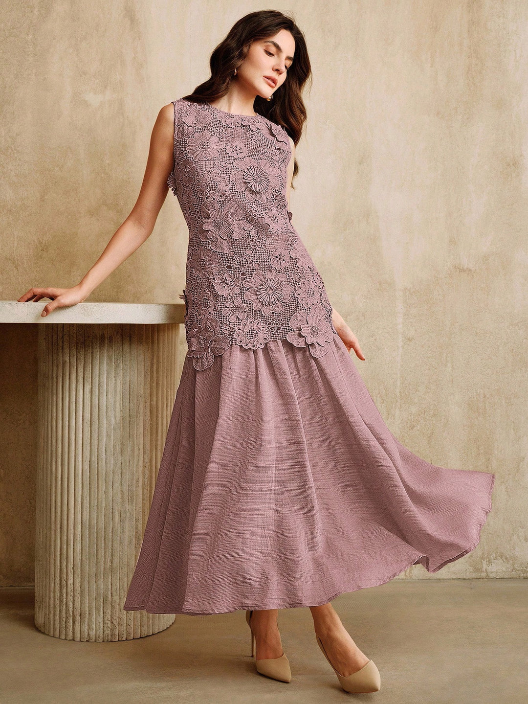 Rochie maxi SHEIN, mov
