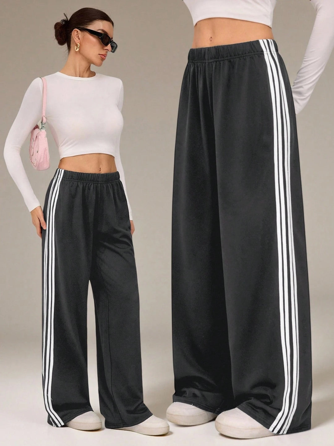 Pantaloni SHEIN, negru