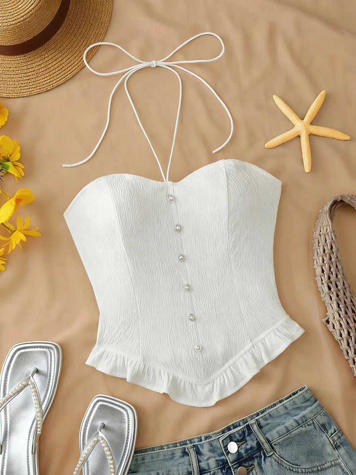 Top SHEIN, alb