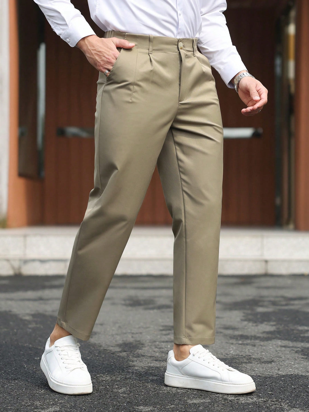 Pantaloni SHEIN, kaki