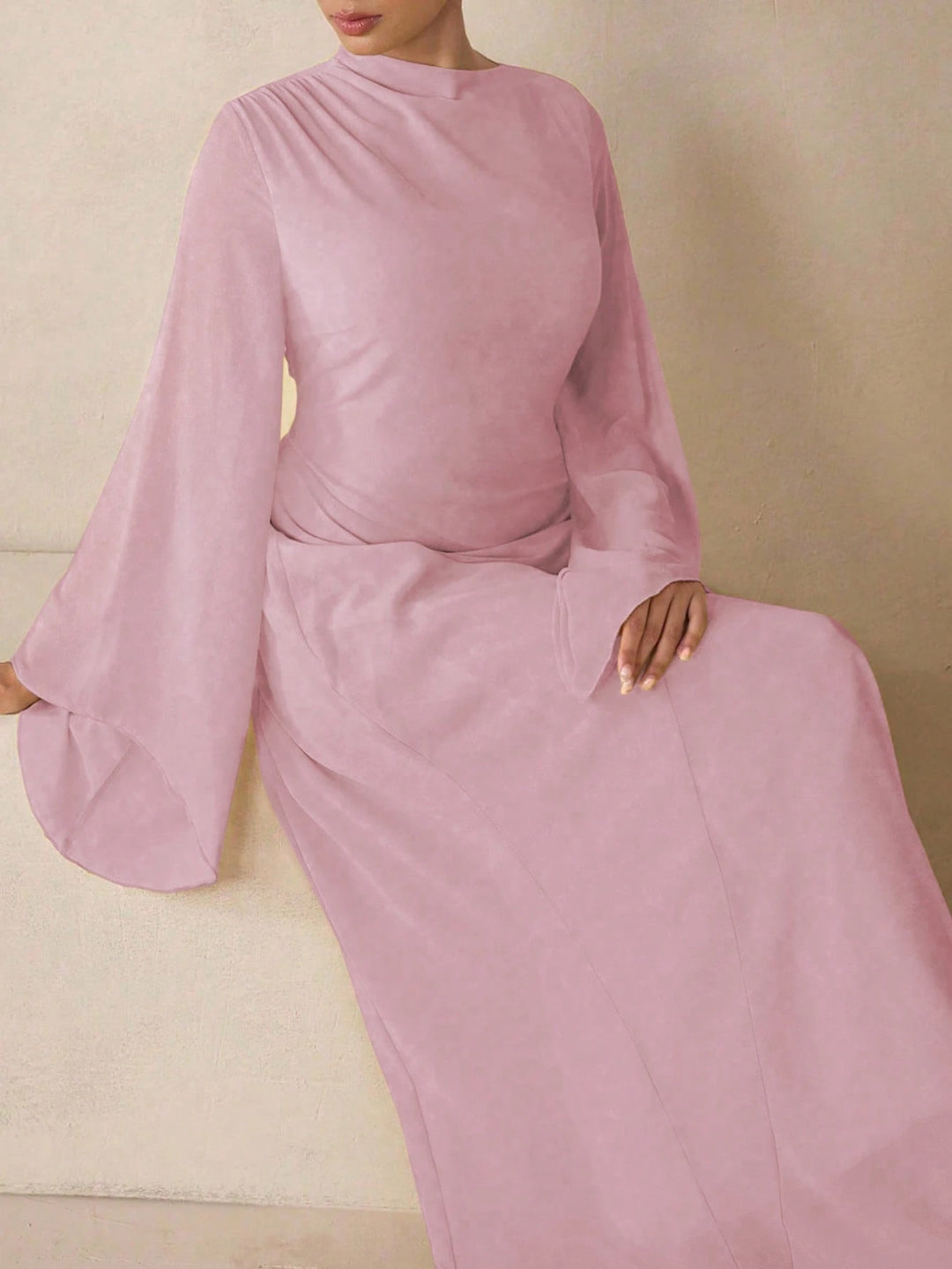 Rochie maxi SHEIN, roz