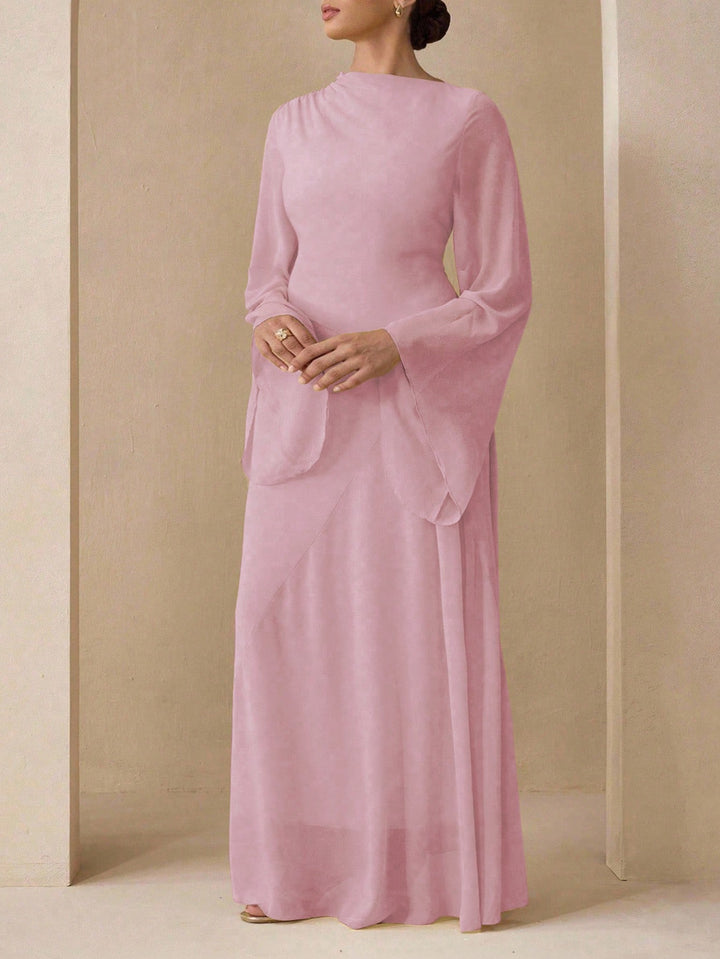 Rochie maxi SHEIN, roz