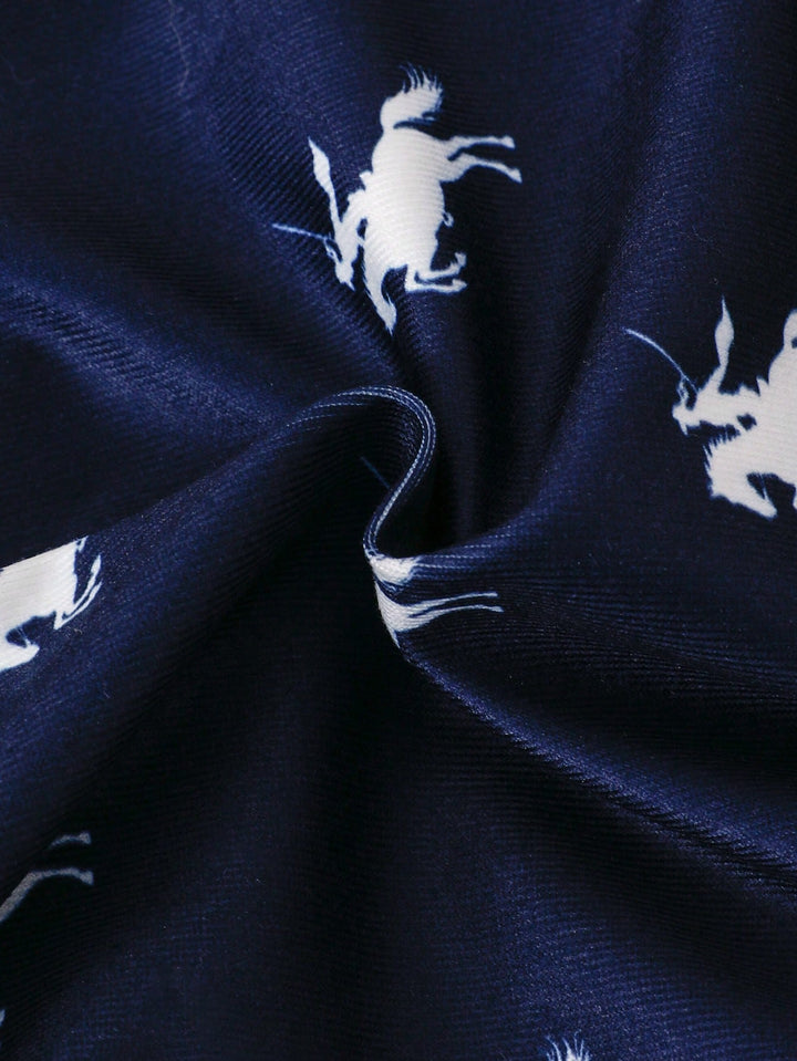 Pijama SHEIN, albastru