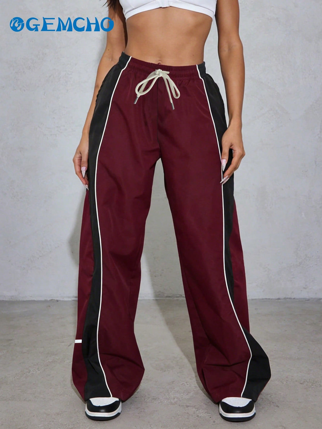 Pantaloni SHEIN, roșu