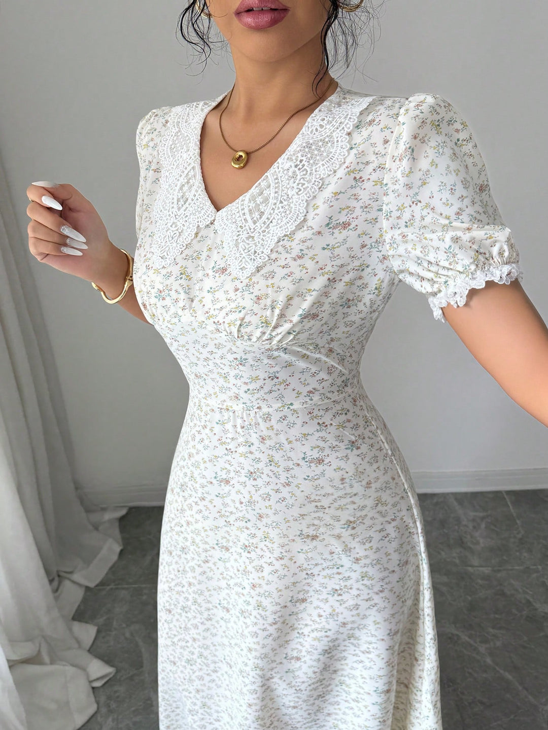 Rochie maxi SHEIN, mix culori