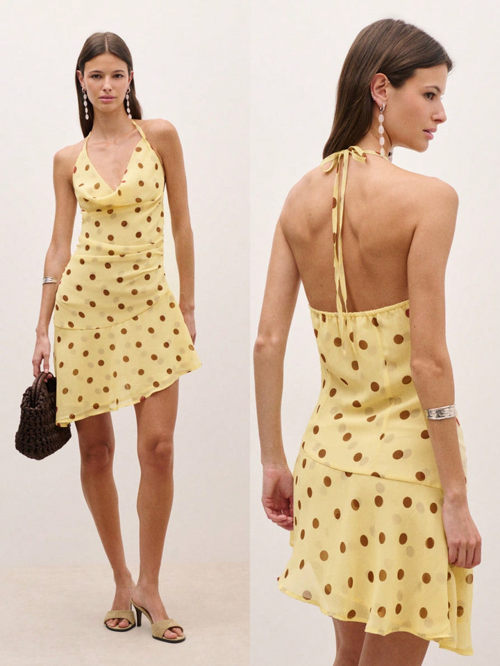 Rochie scurtă SHEIN, galben