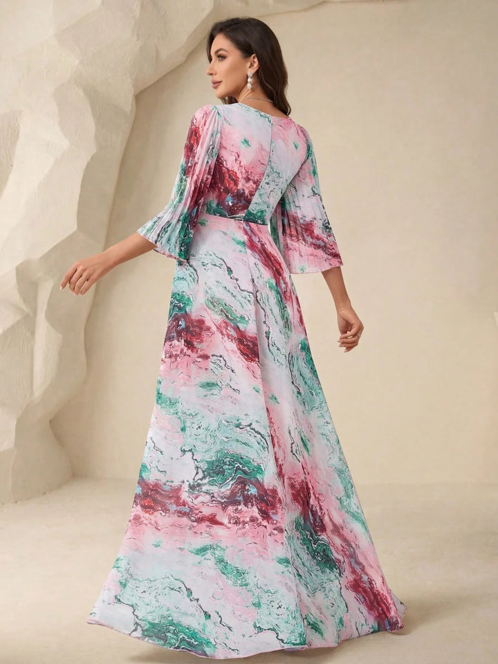 Rochie maxi SHEIN, mix culori