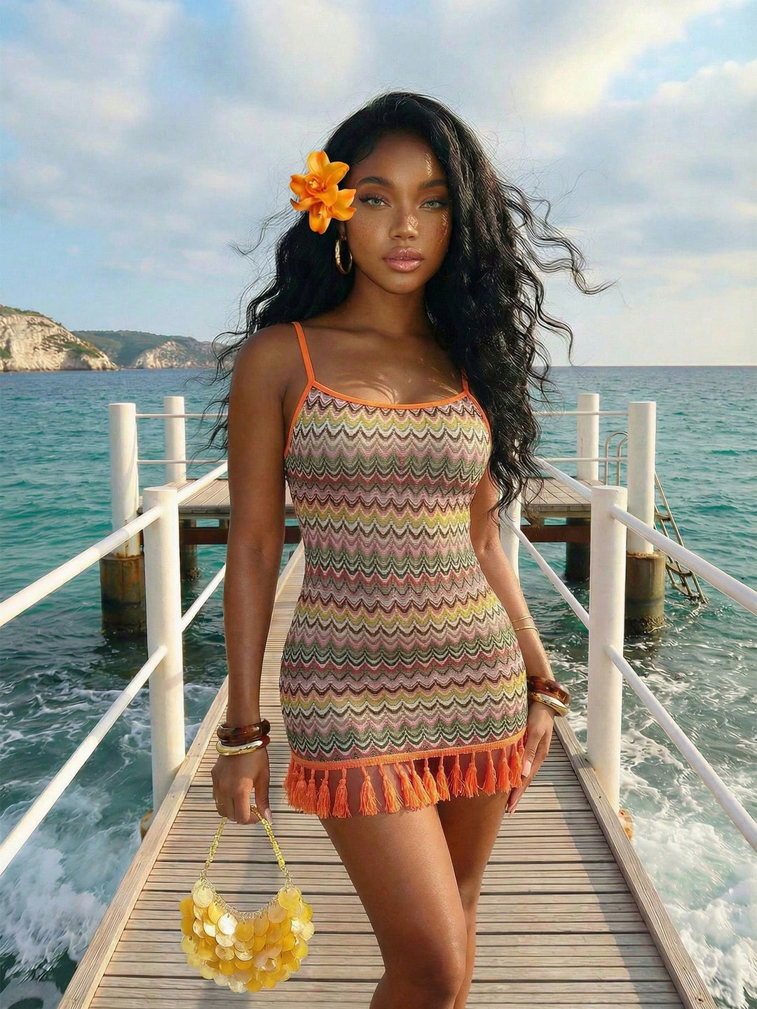 Rochie mini SHEIN, mix culori