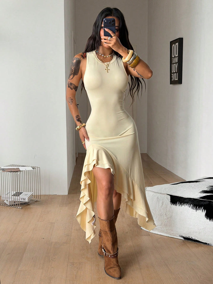 Rochie maxi SHEIN, galben