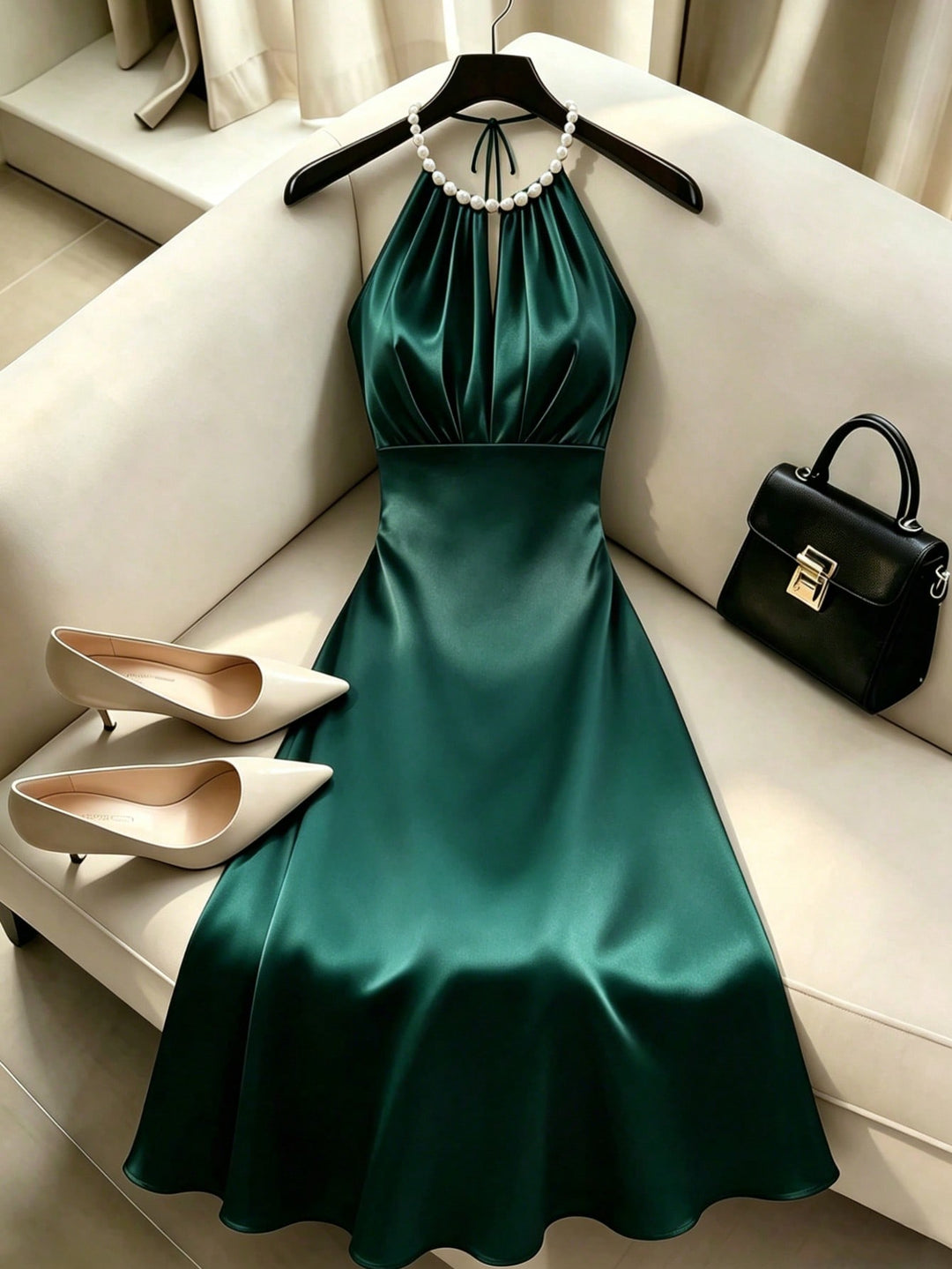 Rochie maxi SHEIN, turcoaz