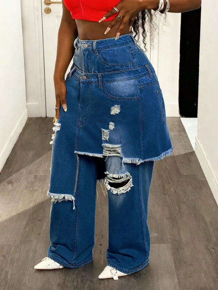 Jeans SHEIN, albastru