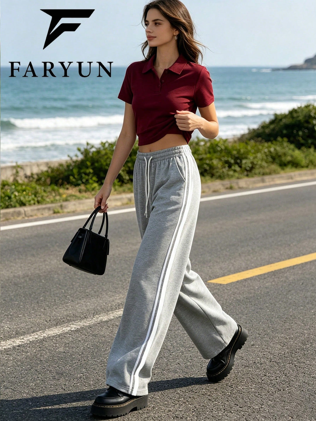 Pantaloni SHEIN, gri