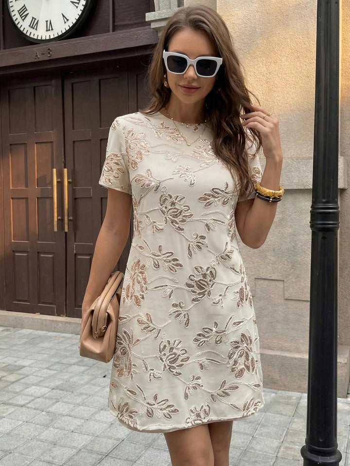 Rochie scurtă SHEIN, portocaliu