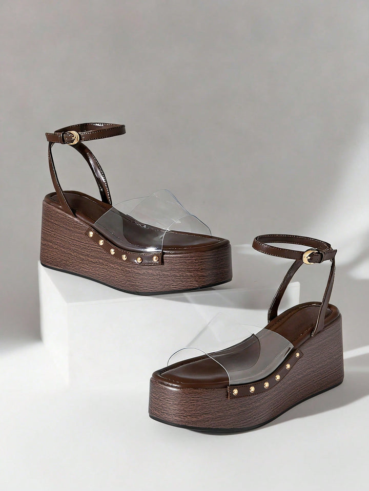 Sandale SHEIN, maro