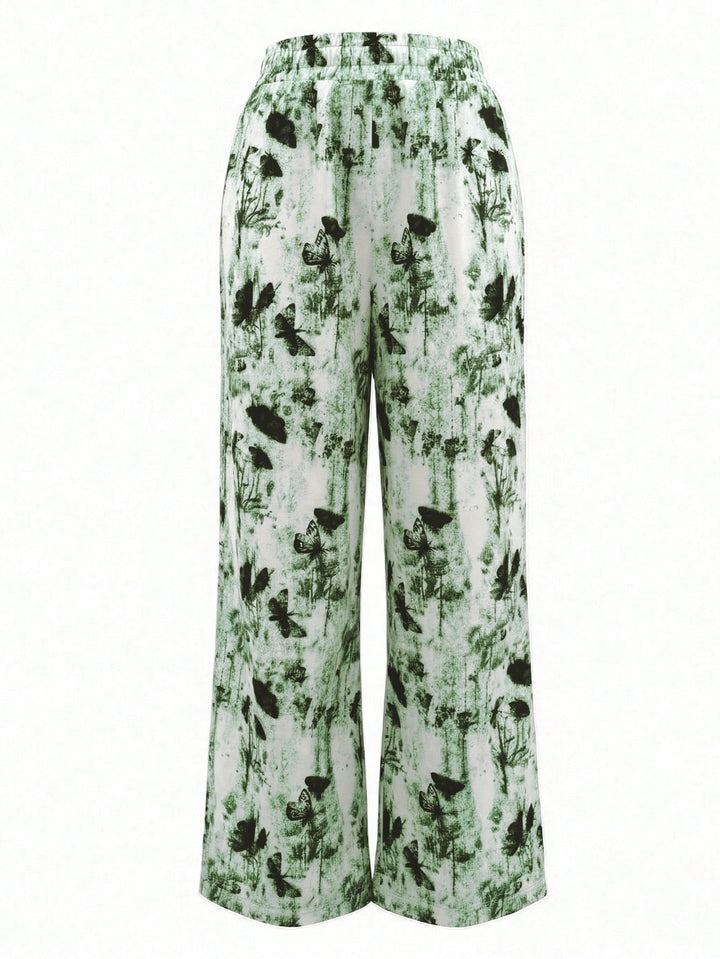 Pantaloni SHEIN, verde