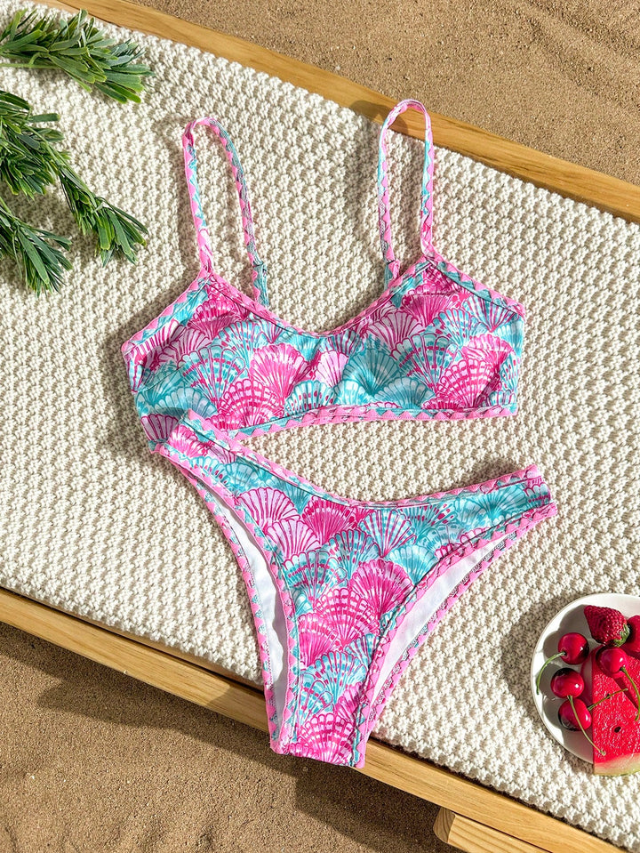 Set bikini SHEIN, mix culori