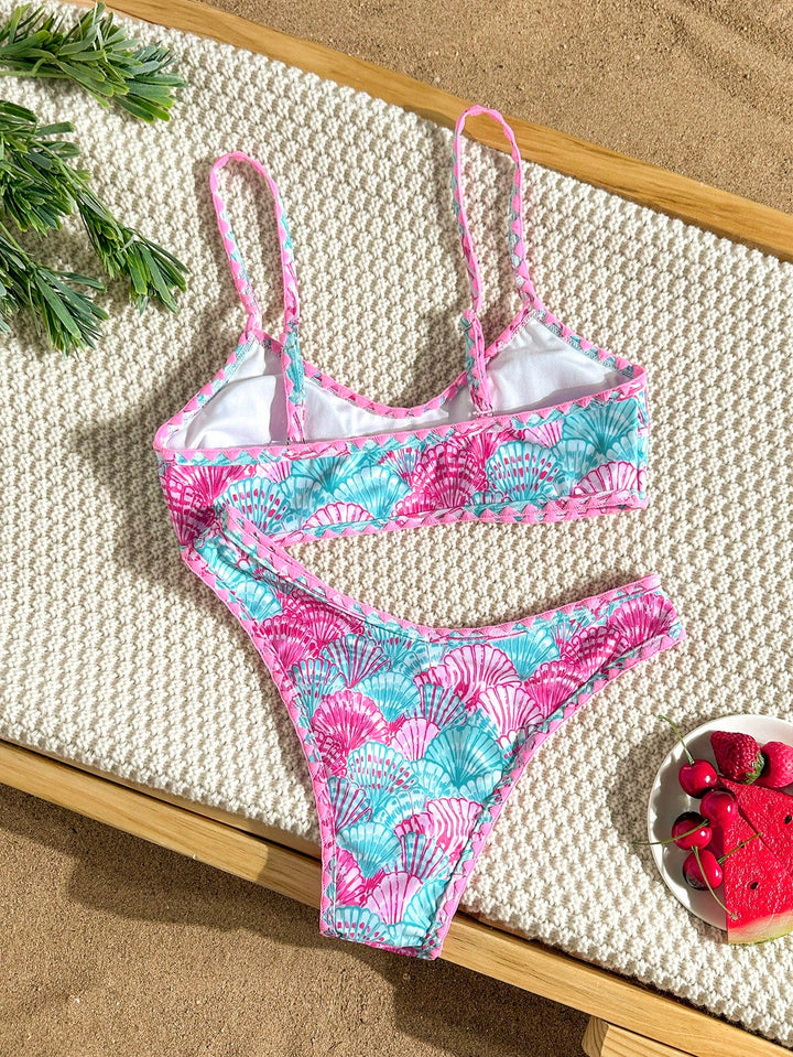 Set bikini SHEIN, mix culori