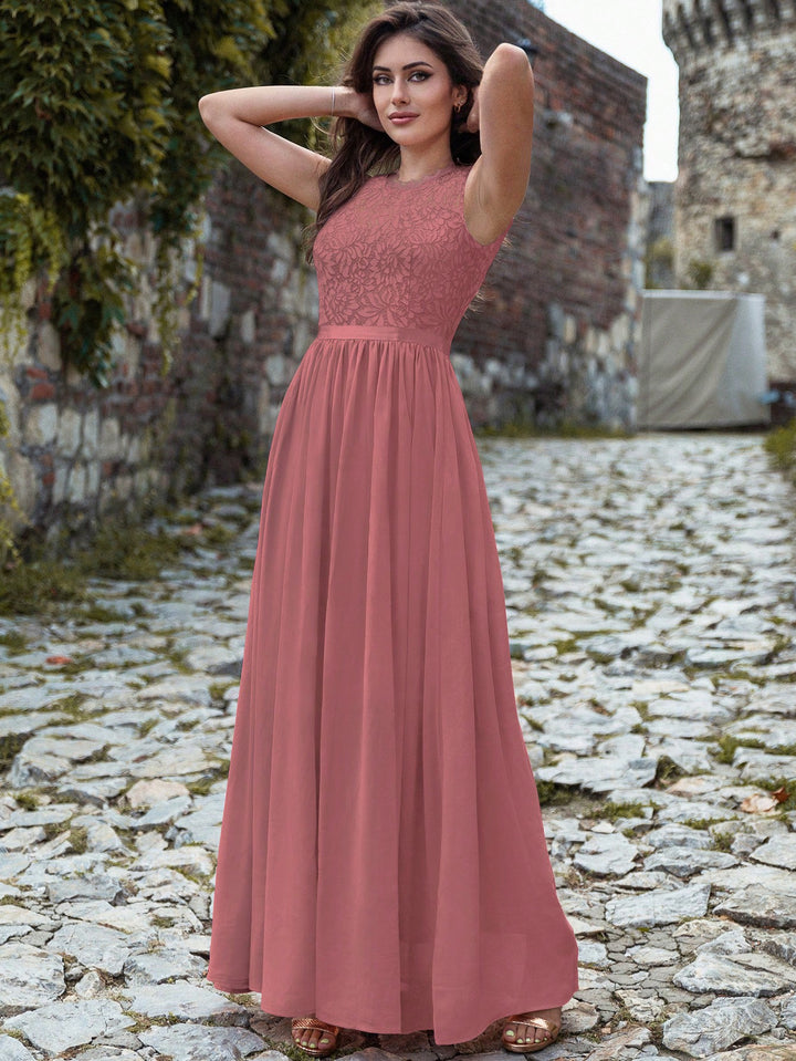 Rochie maxi SHEIN, roz