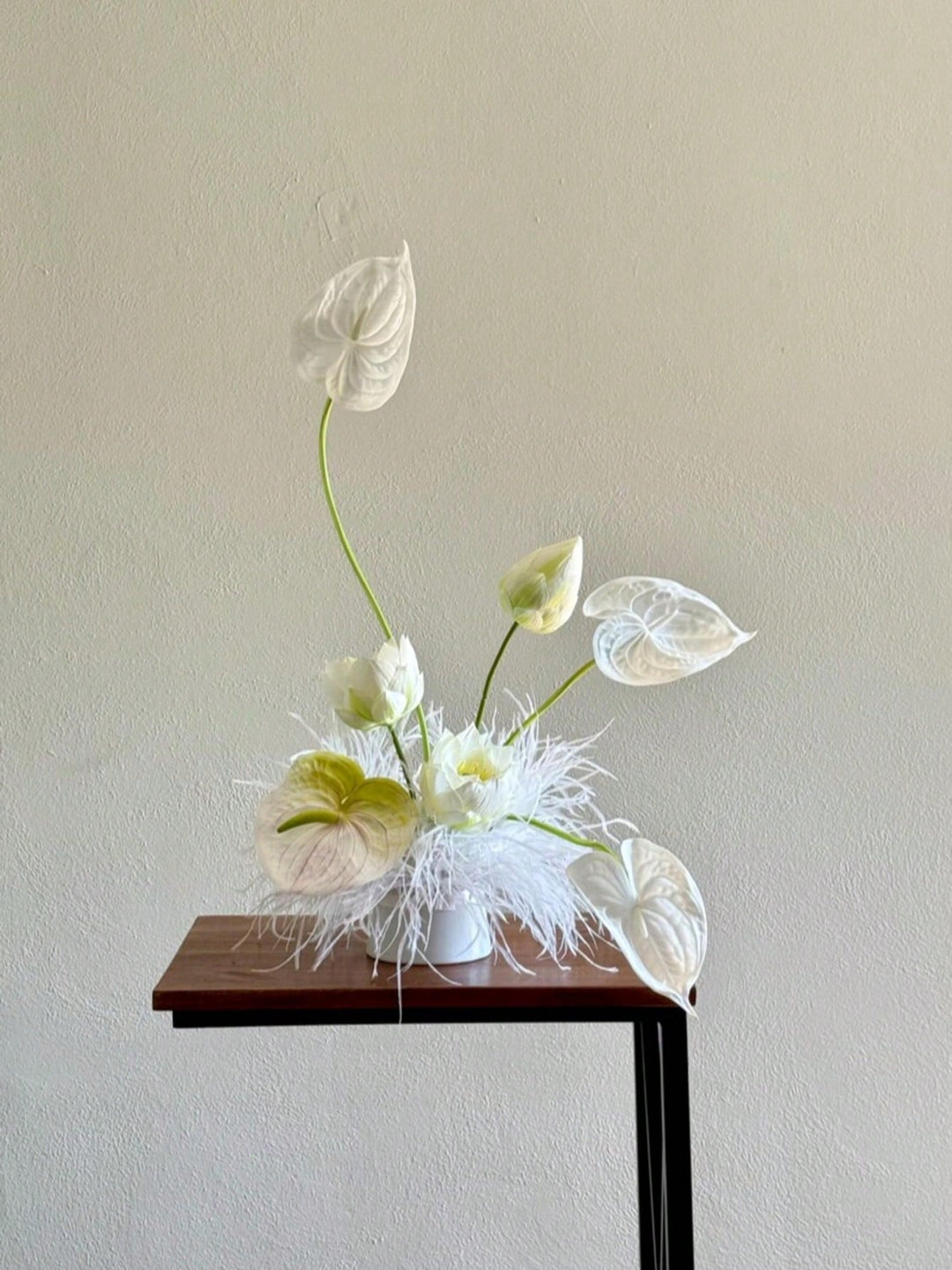 Floari artificiale SHEIN, alb