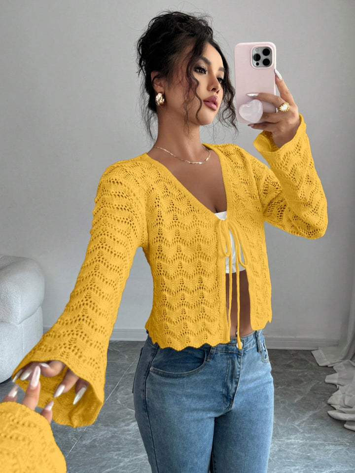 Cardigan SHEIN, galben
