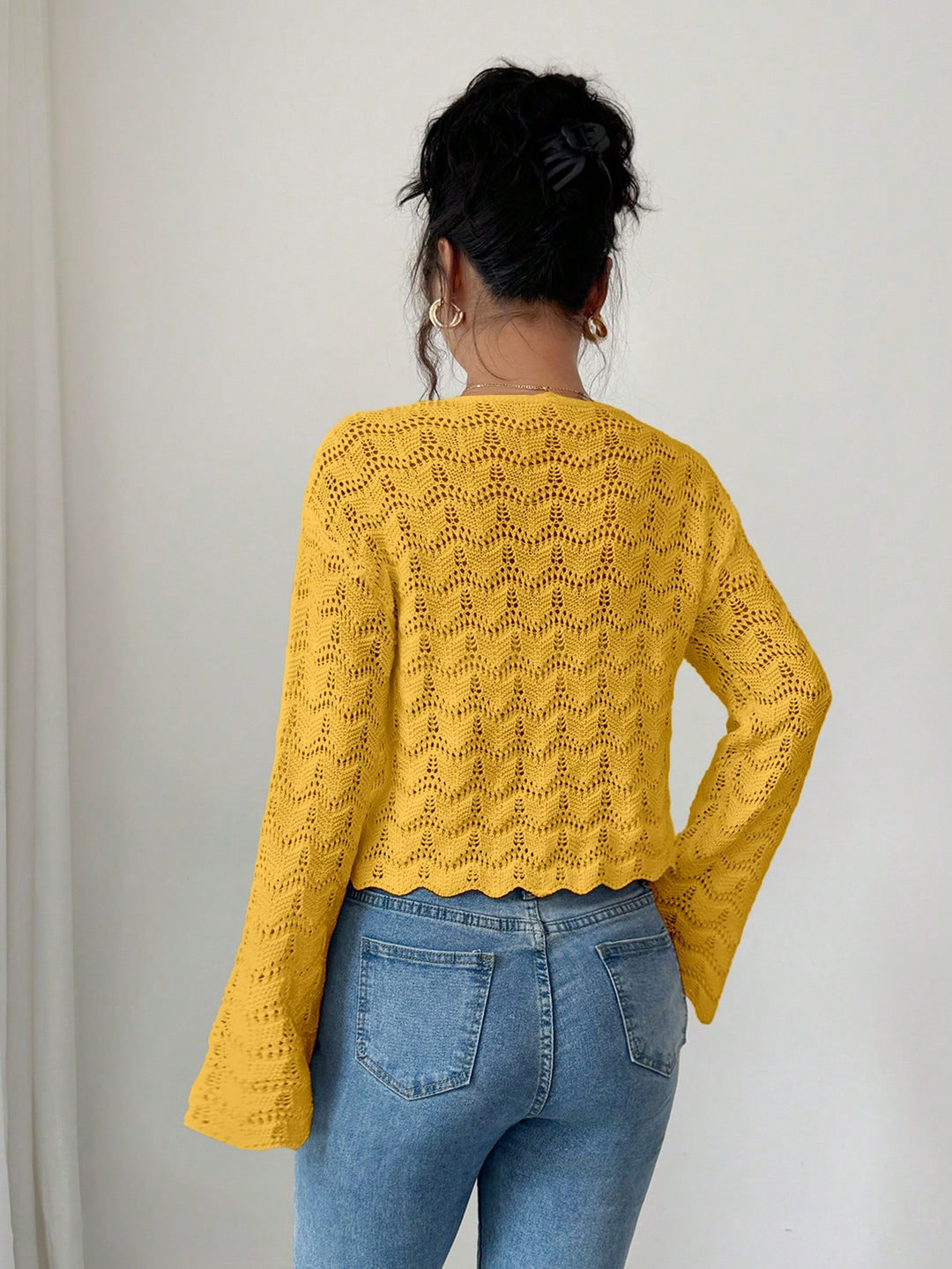 Cardigan SHEIN, galben