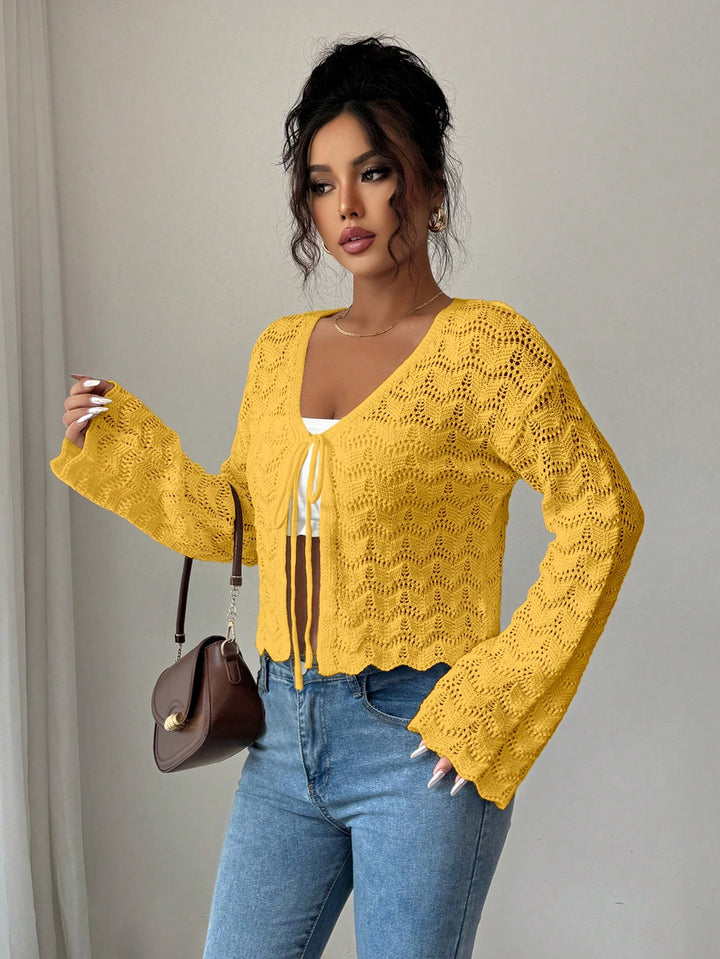 Cardigan SHEIN, galben