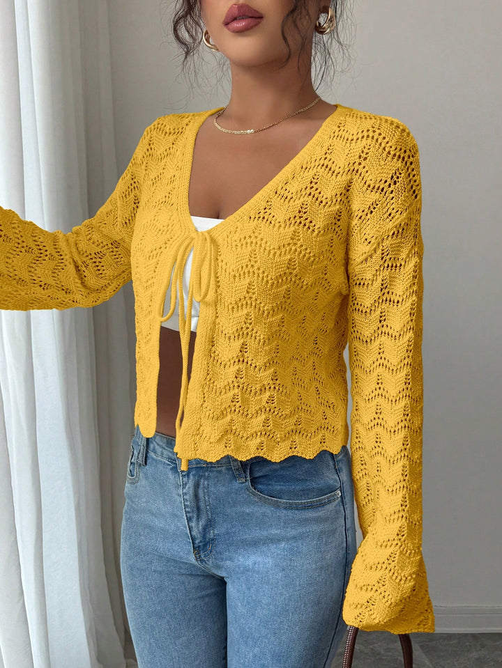 Cardigan SHEIN, galben