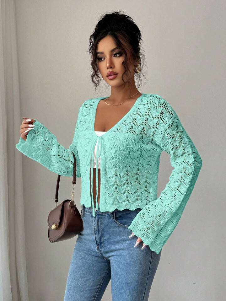 Cardigan SHEIN, turcoaz