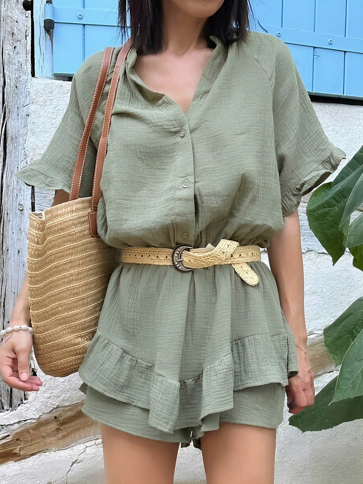 Rochie mini SHEIN, verde