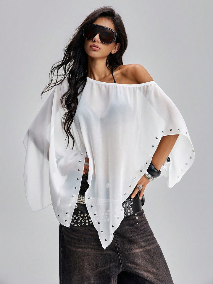 Top SHEIN, alb