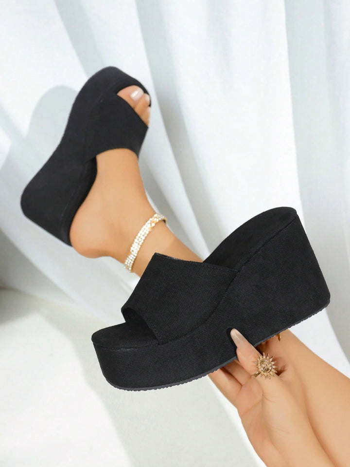 Sandale SHEIN, negru