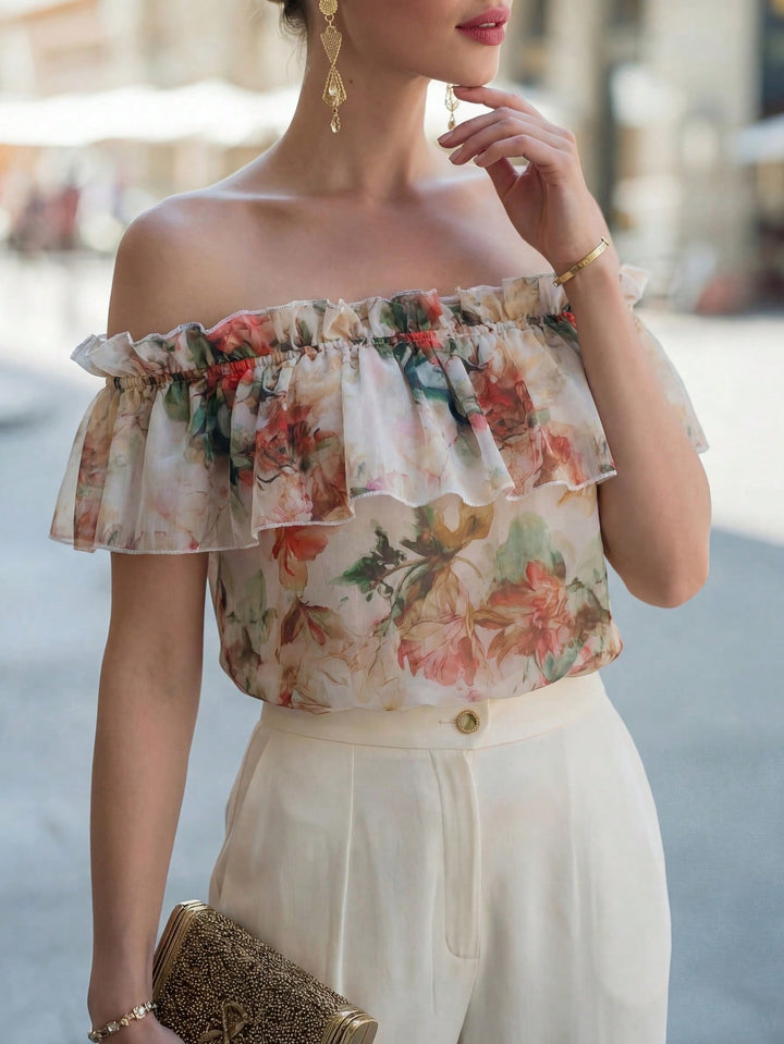 Top SHEIN, bej