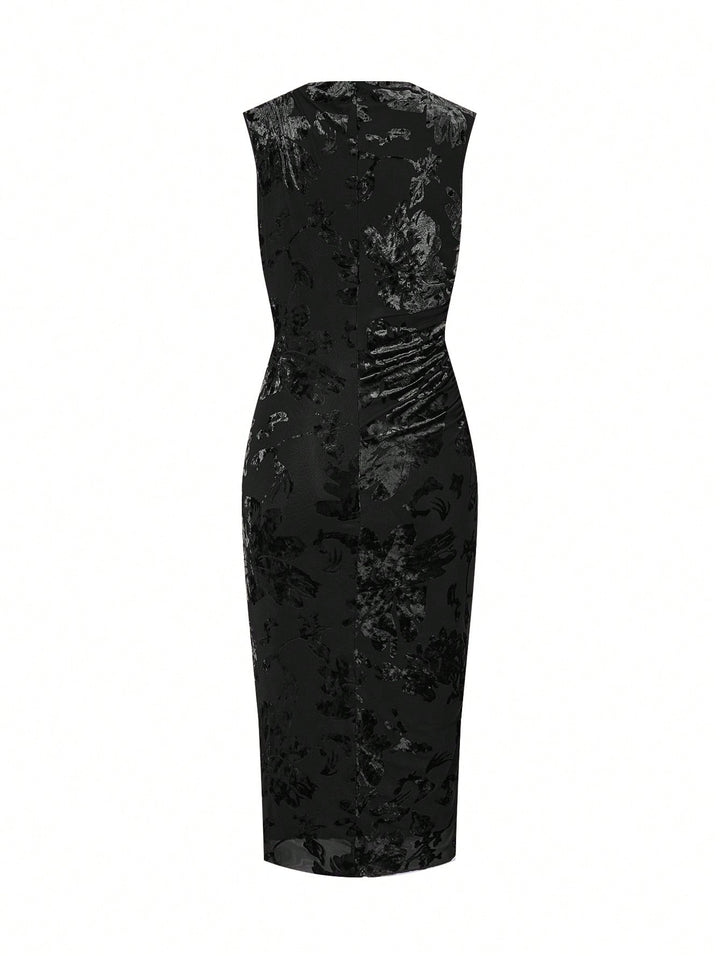 Rochie midi SHEIN, negru
