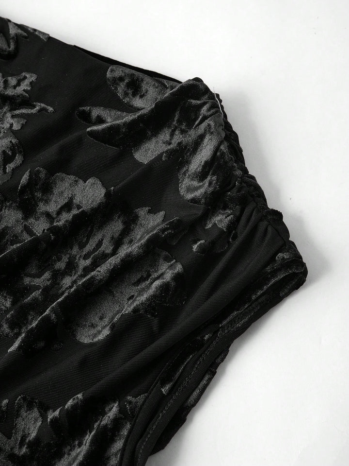 Rochie midi SHEIN, negru