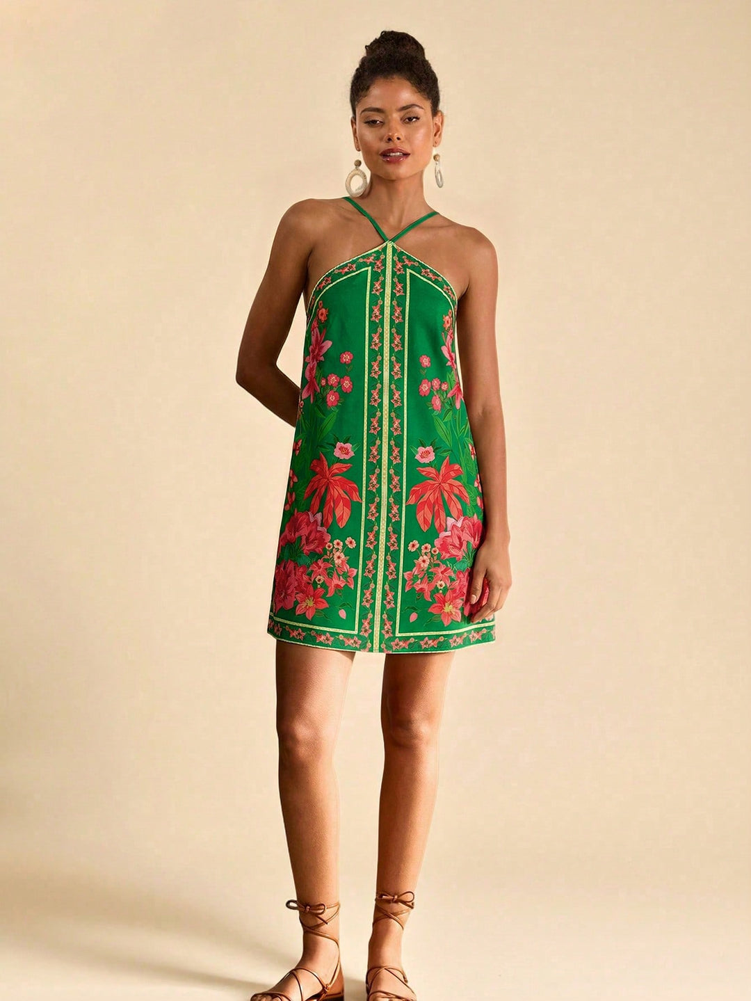 Rochie mini SHEIN, verde