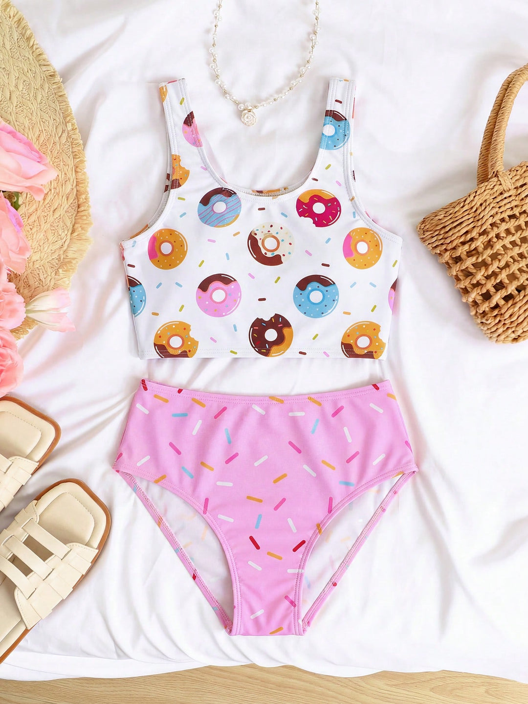 Set bikini SHEIN, mix culori