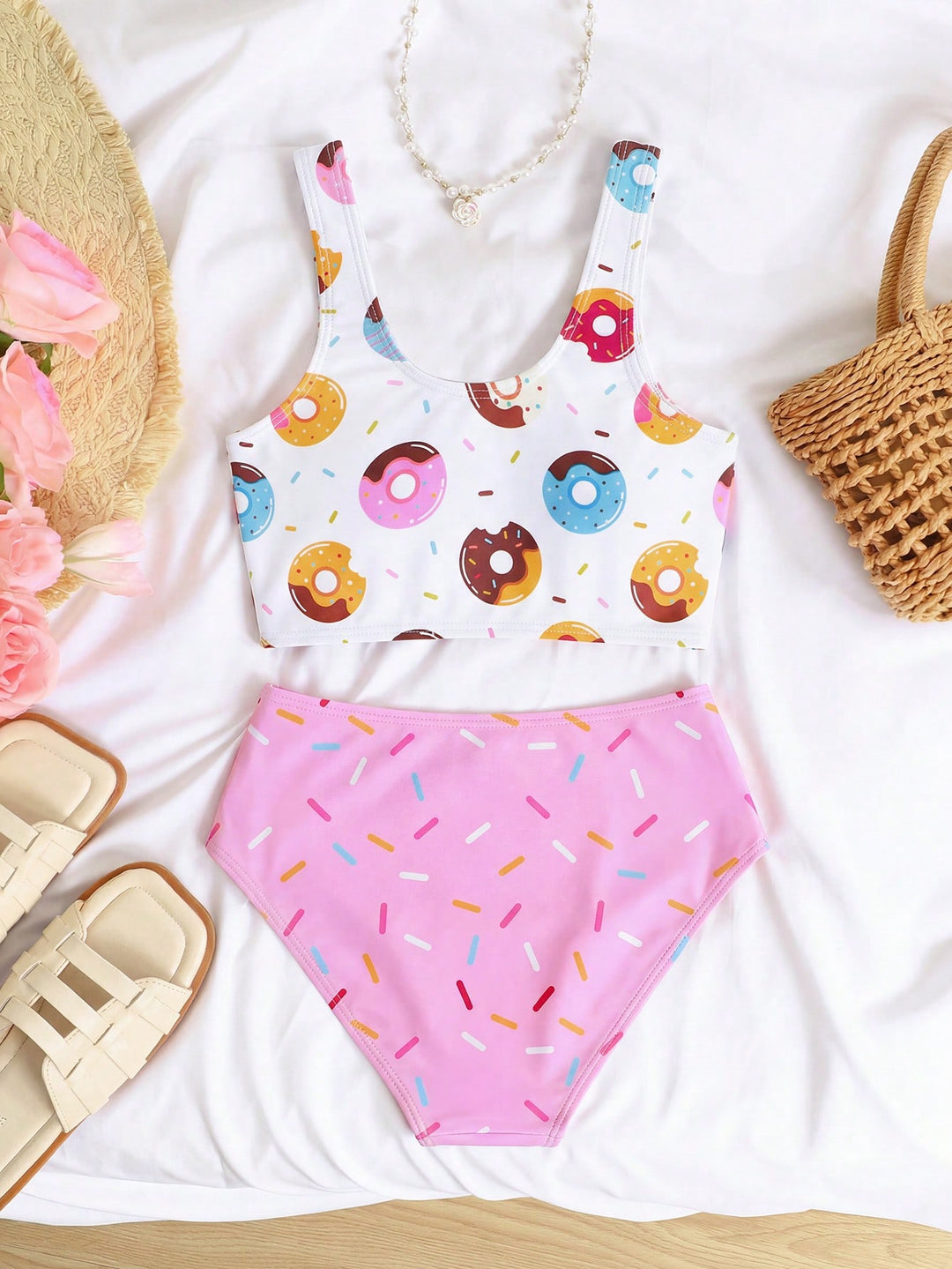 Set bikini SHEIN, mix culori