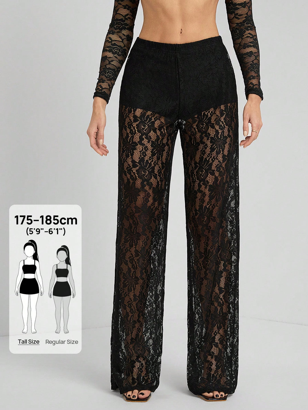 Pantaloni SHEIN, negru