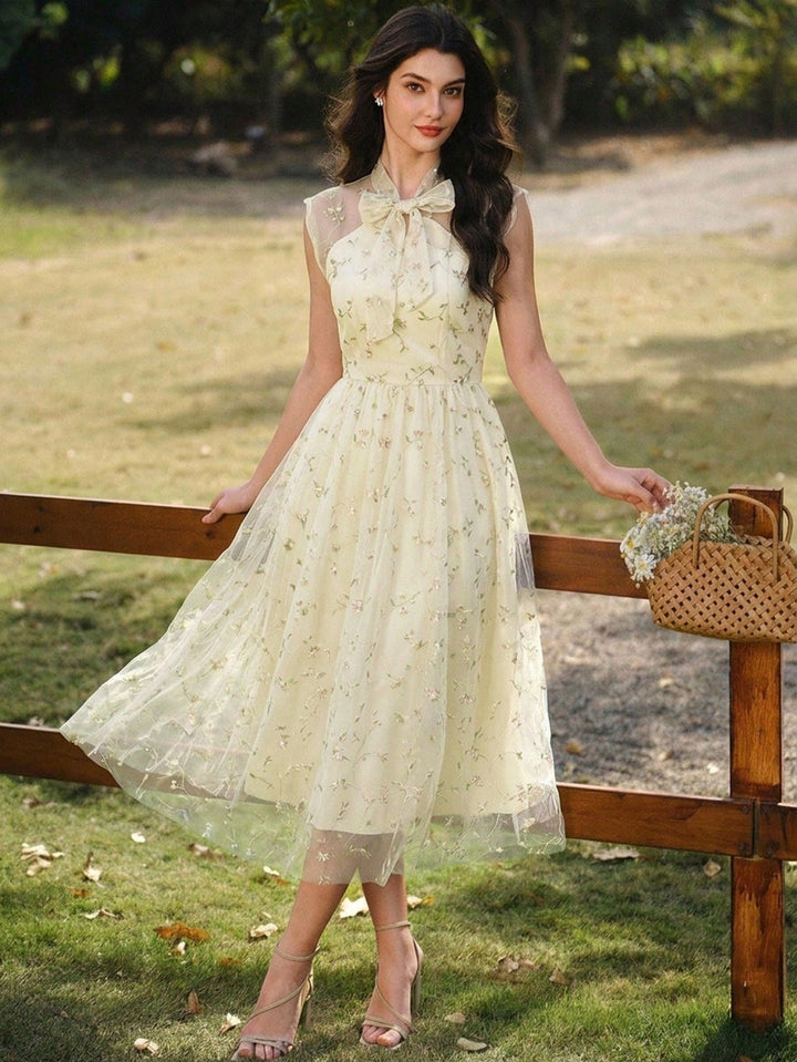 Rochie midi SHEIN, bej